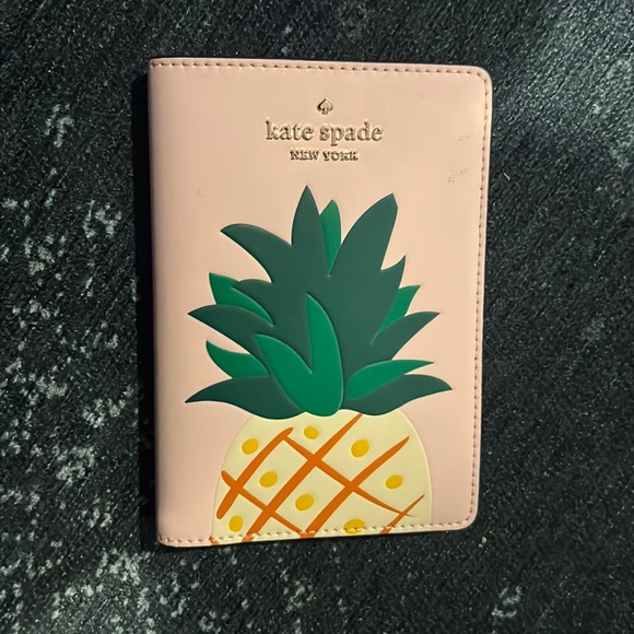 kate spade Handbags - Kate Spade pineapple passport holder NWT